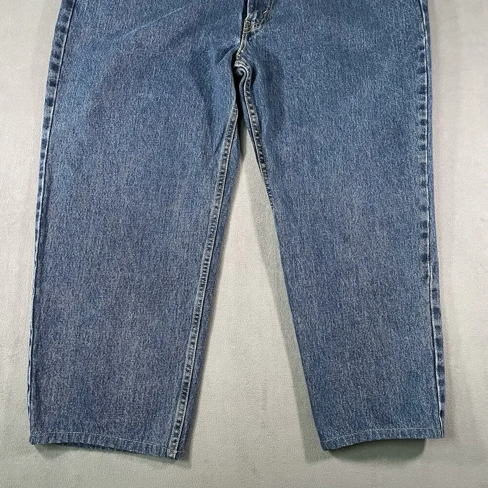 Levis 550 Jeans Mens 44 x 29 Blue Relaxed Fit Straight Leg Denim Jeans